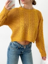 Sweater oversize con trenzas en frente y mangas Oregon en internet