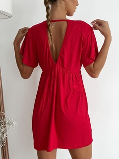 Vestido morley escote en V Fiyi - comprar online