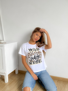 Remera algodón Wild Rebel - comprar online