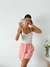 Short básico lino spandex con cintura elastizada, cordón y bolsillos WISIN - comprar online