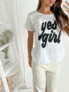 Remera algodon Yes Girl en internet