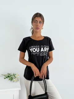 Remera de algodón You Are