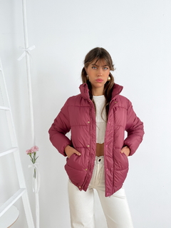 Campera puffer con cierre y botones Zermatt - comprar online