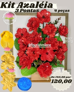 KIT AZALÉIA 3 PONTAS 4 PÇ PROMOÇÃO