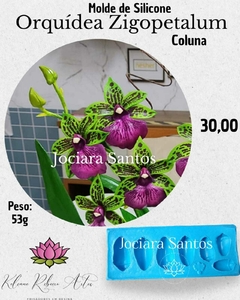 MOLDES DE SILICONE ORQUIDEAS KIT JOCIARA SANTOS 13 PÇ + BRINDE - Keliane Ribeiro Artes