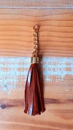 tassel couro metal - loja online