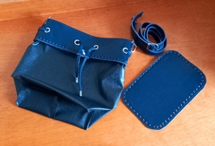 kit bolsa saco completo azul marinho