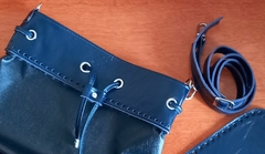 kit bolsa saco completo azul marinho - comprar online