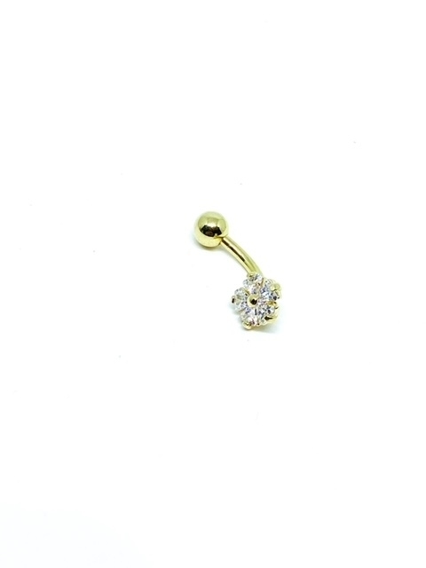 Piercing para Umbigo Dourado Trevo Mini 0173 - comprar online