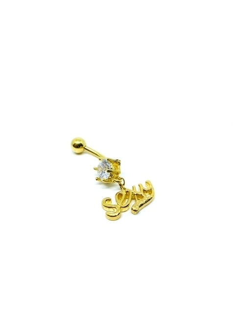 Piercing para Umbigo Dourado Sexy - comprar online