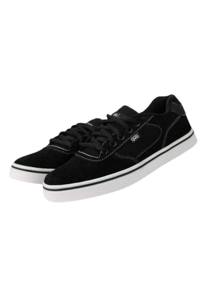 Tênis Hocks Flat Lite Preto e Branco Com costura - comprar online