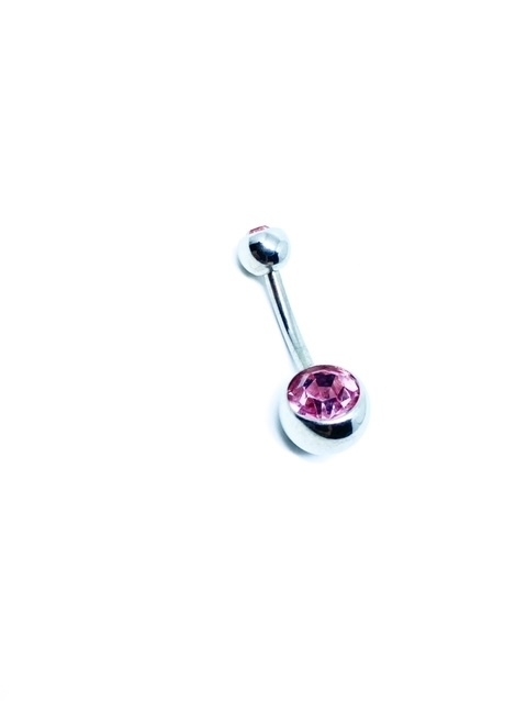Piercing para Umbigo Prata Básico Rose 0142 - comprar online