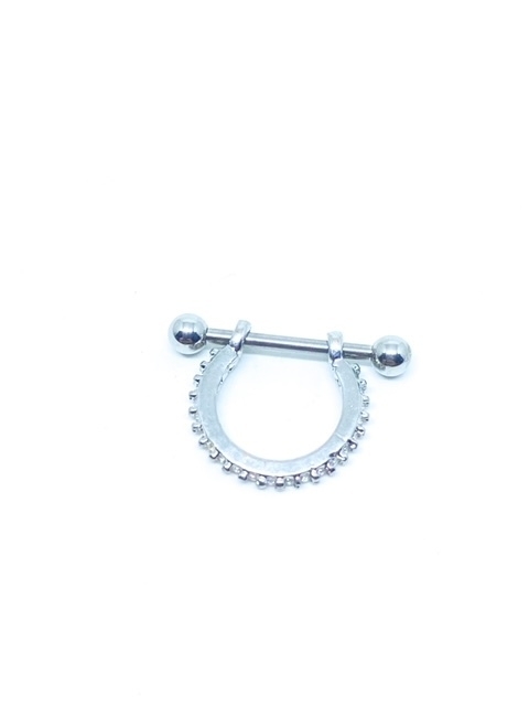 Piercing prata com strass 3026 - comprar online