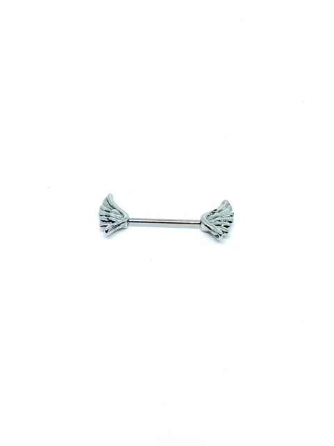 Piercing para Mamilo Asas Prata - comprar online