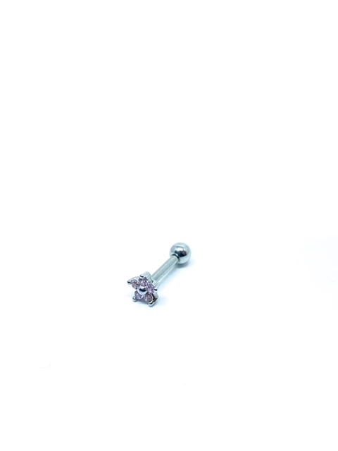 Piercing Prata Tragus Flor Rosa 3150 - comprar online