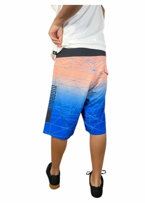 Bermuda NicoBoco Surf Tactel Aguilera Laranja - comprar online