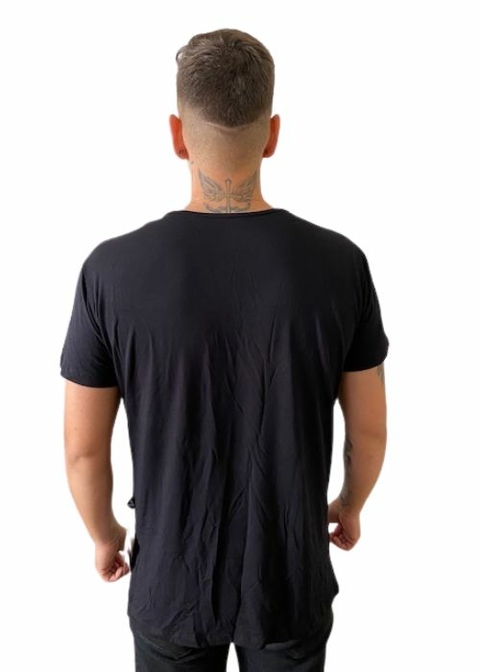 Camiseta Vermon Preta Algodão - comprar online