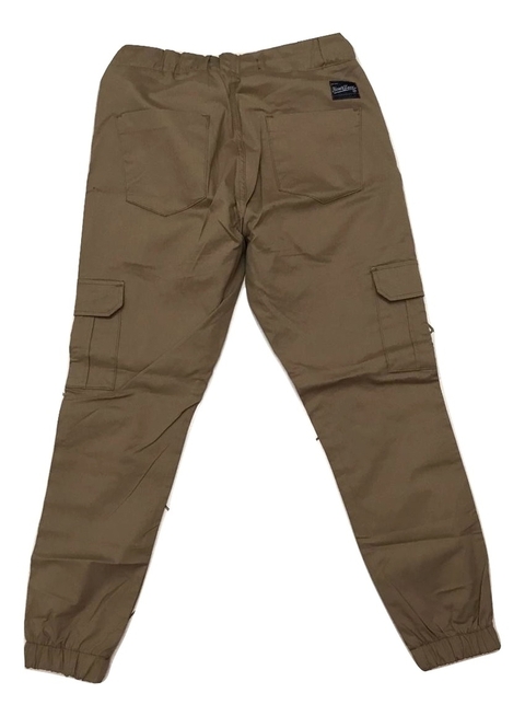 Calça Jogger YourFace Caqui Caramelo Cargo - comprar online