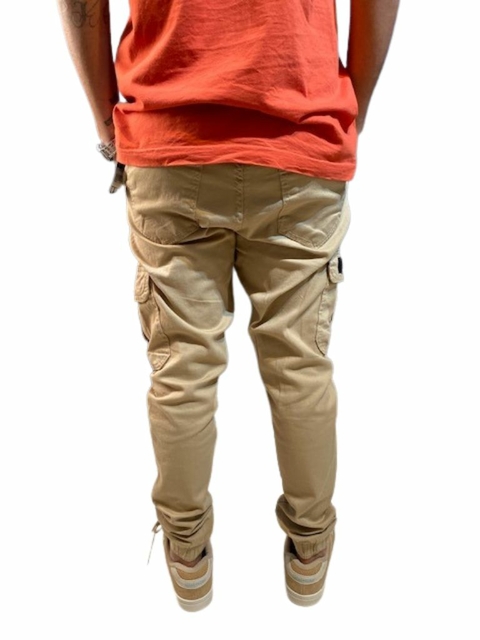 Calça Your Face Jogger Cargo Kaki - comprar online