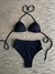 Conjunto Biquini Hot Cintura Alta Preto