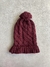 Gorro Tricot Marsala Básica - comprar online