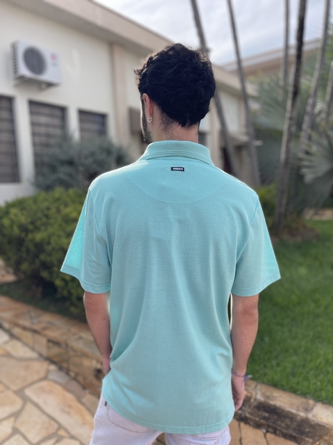 Camiseta Hocks Polo Colors Verde Agua - comprar online