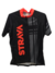 Camiseta Ciclismo Strava Masculina Cinza com Preto na internet