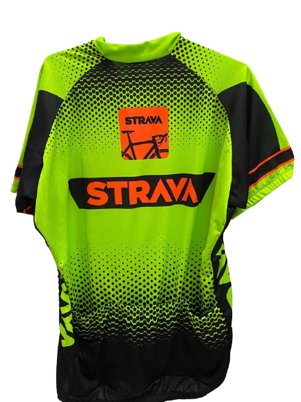 Camiseta Ciclismo Strava Masculina Verde Lemon com Preto - Loja Movimente para pessoas com life style ativo... se Movimente também...