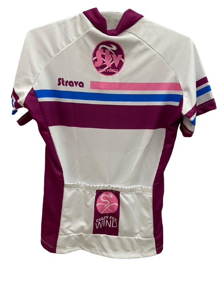 Camiseta Ciclismo Strava Feminina Branca e Rosa - Loja Movimente para pessoas com life style ativo... se Movimente também...