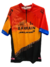 Camiseta Ciclismo Strava Masculina Laranja e Vermelho