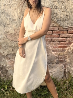 Vestido Amma de lino - MODA BELLA ARGENTINA