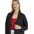 BLAZER ABIERTO CON BOLSILLOS Y RECORTE DE CREPE en internet