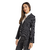 BLAZER CON UN BOTÓN Y BOLSILLOS DECORATIVOS DE BENGALINA RAYADO - comprar online