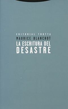 La escritura del desastre