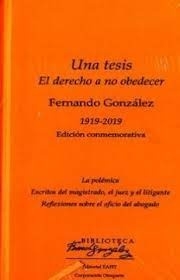 Una tesis - El derecho a no obedecer