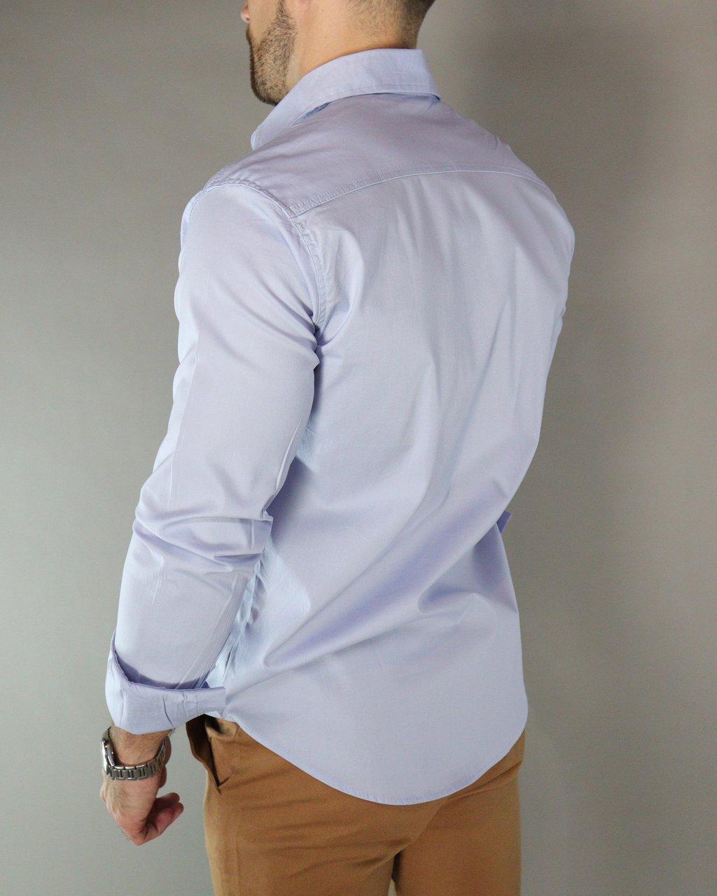 CAMISA VALENTINO LISO AZUL CLARO Comprar en The Room