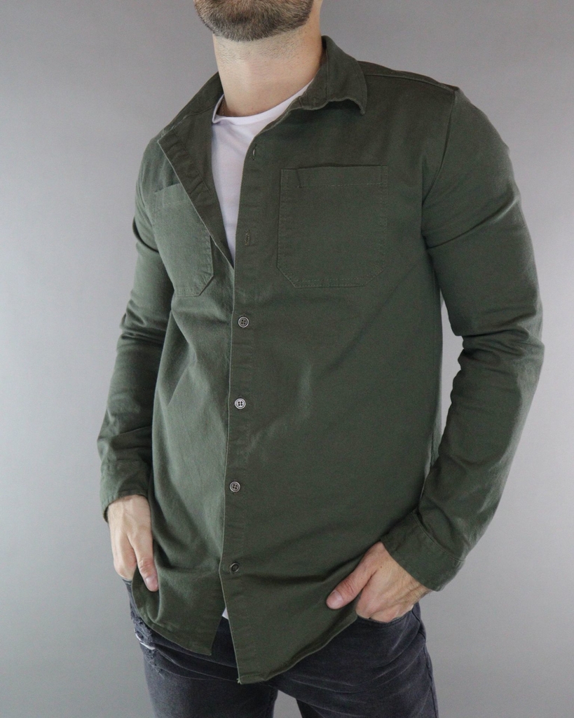 CAMISA HARRY VERDE MILITAR Comprar en The Room