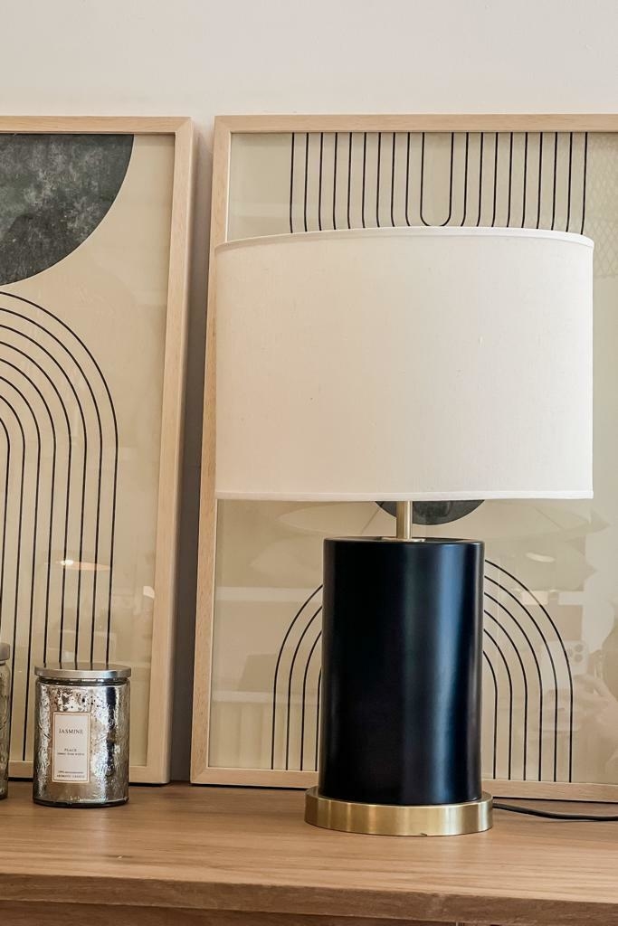 Lámpara Barcelona Negro