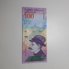 VENEZUELA - Cédula de 100 bolívares soberanos - 2018 - F.E.