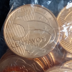 Sachê de moedas de 5 centavos de 2016 FC na internet