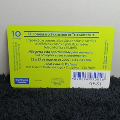 Cartão Telefônico - Mídia - II Congresso Brasileiro de Telecartofilia - comprar online