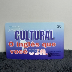 Cartão Telefônico - Mídia - Cultural O Inglês que você usa.