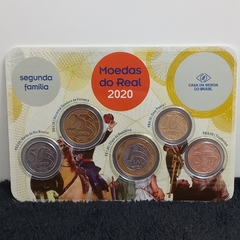 Set completo de moedas do Real 2020 - OFICIAL DO BANCO CENTRAL DO BRASIL - FC