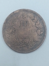 Itália - 10 Centésimos - 1862 - MBC