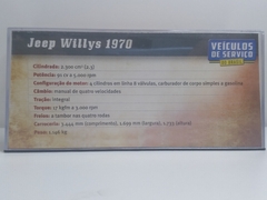 Jeep Willys Corpo de Bombeiros - 1/43 - Casa do Colecionador