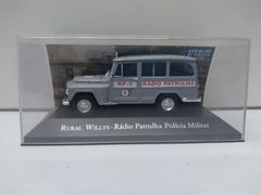 Rural Willys - Rádio Patrulha Polícia Militar - 1/43 - Veículo de Serviço do Brasil