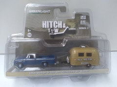 Greenlight - Dodge D-100 - 1/64 - 1966 - Airstream 16 Bambi