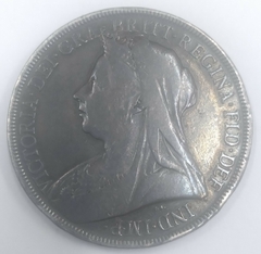 1 Coroa 1897 - Inglaterra - Prata - comprar online