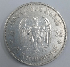 5 Reichsmark - 1935 - Prata - Alemanha - comprar online