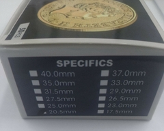 Coin Holder - Cardboard - 20,5 mm - 50 Unidades - comprar online